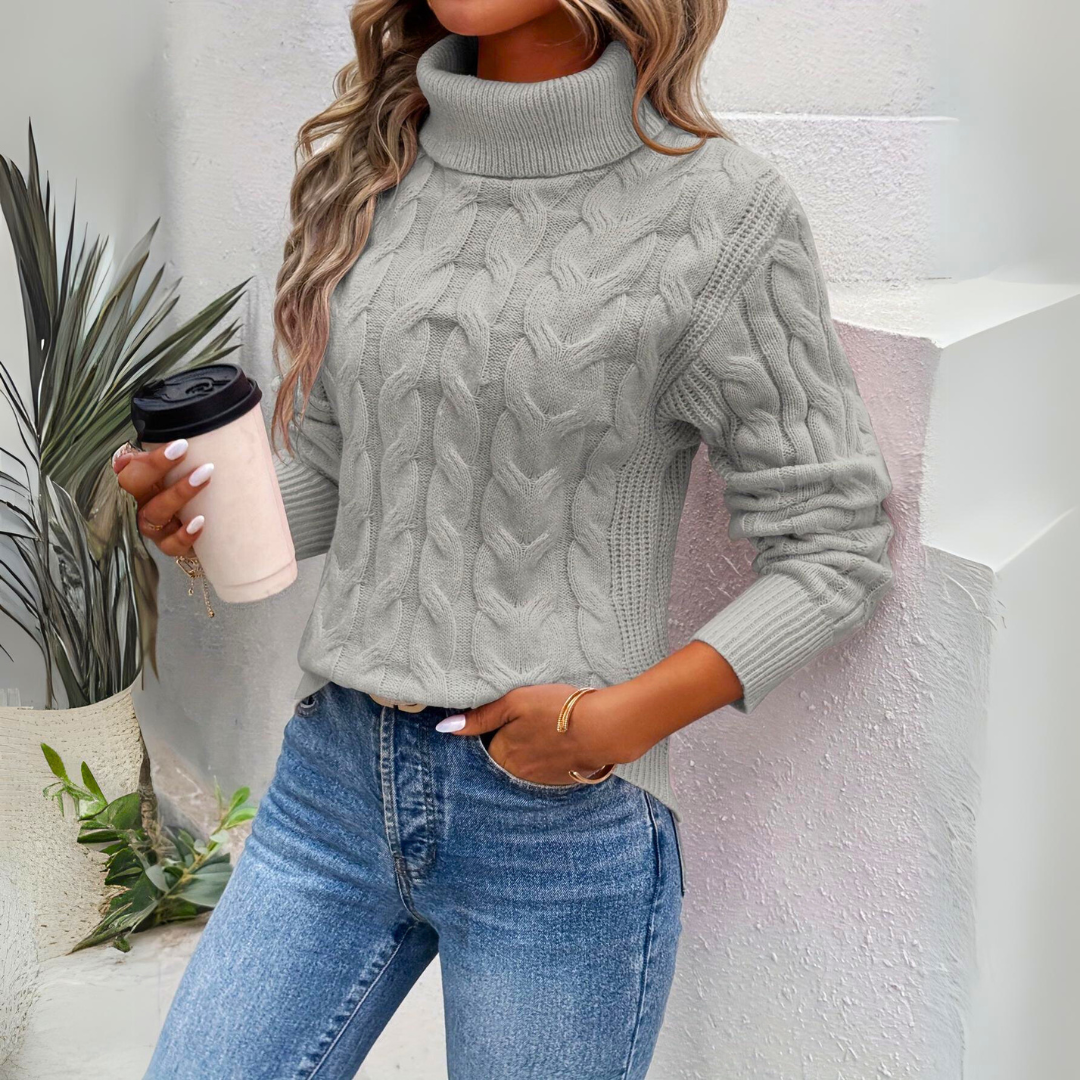 Natalie™ - Knitted Turtleneck Sweater