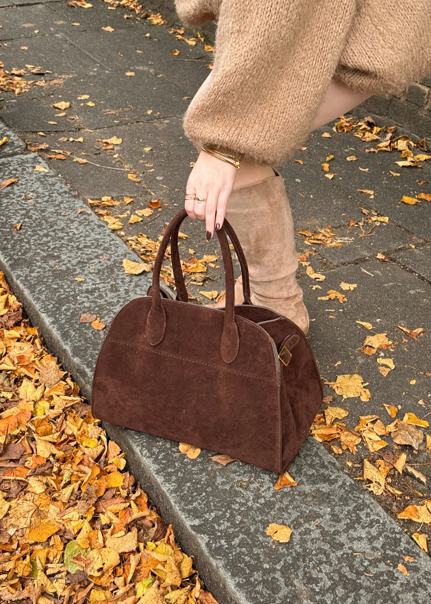 Zara™ - Vegan Suede Tote Bag